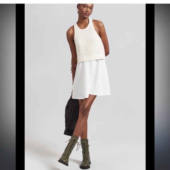 Anthropologie Dresses & Skirts - Anthropologie Daily Practice Twofer Sweater Dress Small